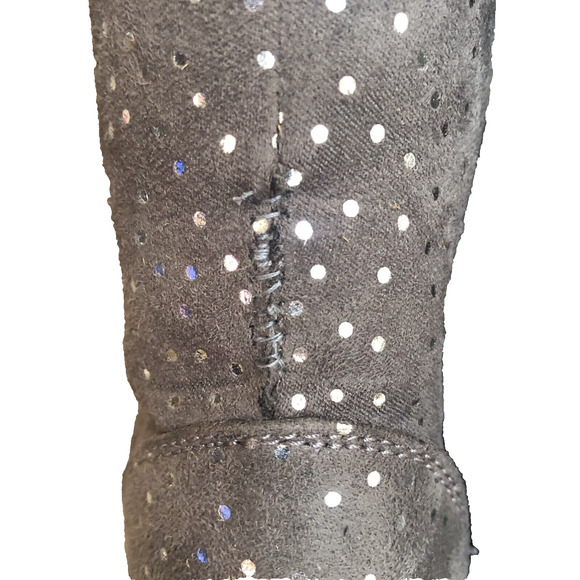 Little Girls Cat & Jack Bunny Ears Half Calf Faux Fur Lined Boots Size 5 - Picture 6 of 10